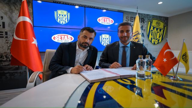 Ankaragücü'nün son sponsoru SETAŞ Metal oldu