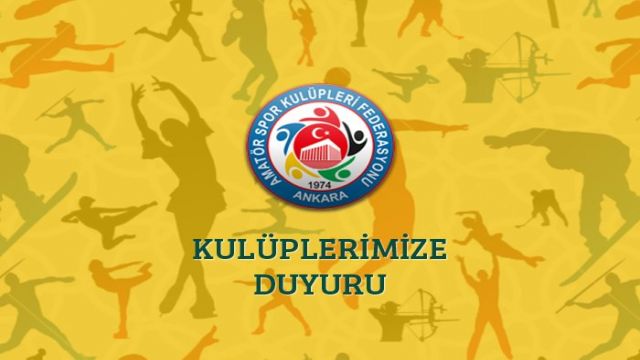 AASKF'den kulüplere duyuru yapıldı