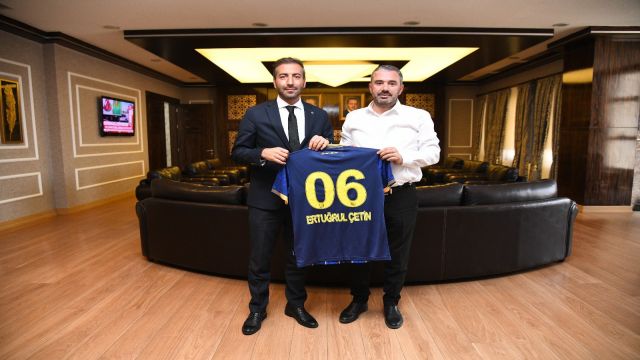 Ankaragücü, Pursaklar Belediye Başkanı  Ertuğrul Çetin'i ziyaret etti