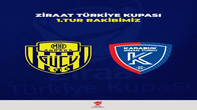 Ankaragücü'nün kupadaki rakibi Karabük İdman Yurdu...