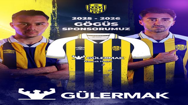 FLAŞ GELİŞME ! Ankaragücü göğüs sponsoru "GÜLERMAK MAMAK METRO" oldu
