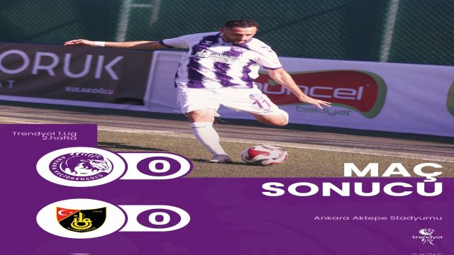 Keçiörengücü'ne tek puan 0-0