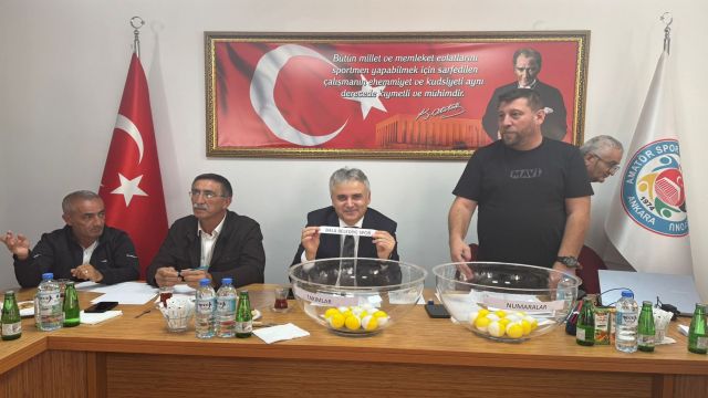 2025 - 2026 Amatör Futbol sezonu Süper Amatör Lig kuraları çekildi