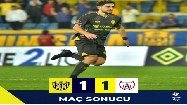 Ankaragücü salladı yıkamadı 1-1