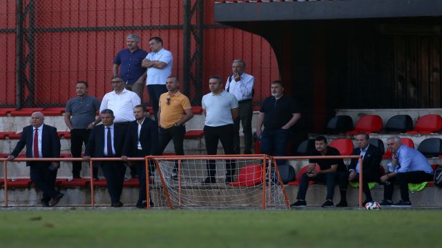 Başkan Osman Sungur antremanı izledi