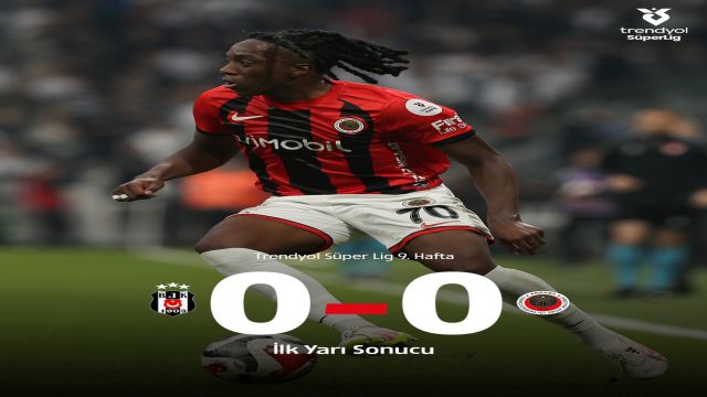 Beşiktaş - Gençlerbirliği maçı başladı...