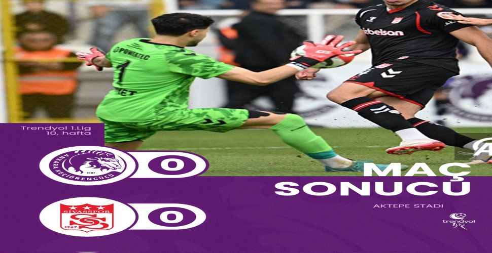 Keçiören'de başladığı gibi bitti 0-0