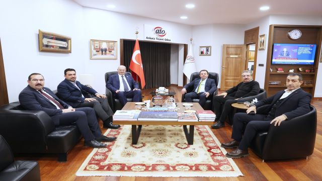 Ankaragücü heyeti ATO'daydı!