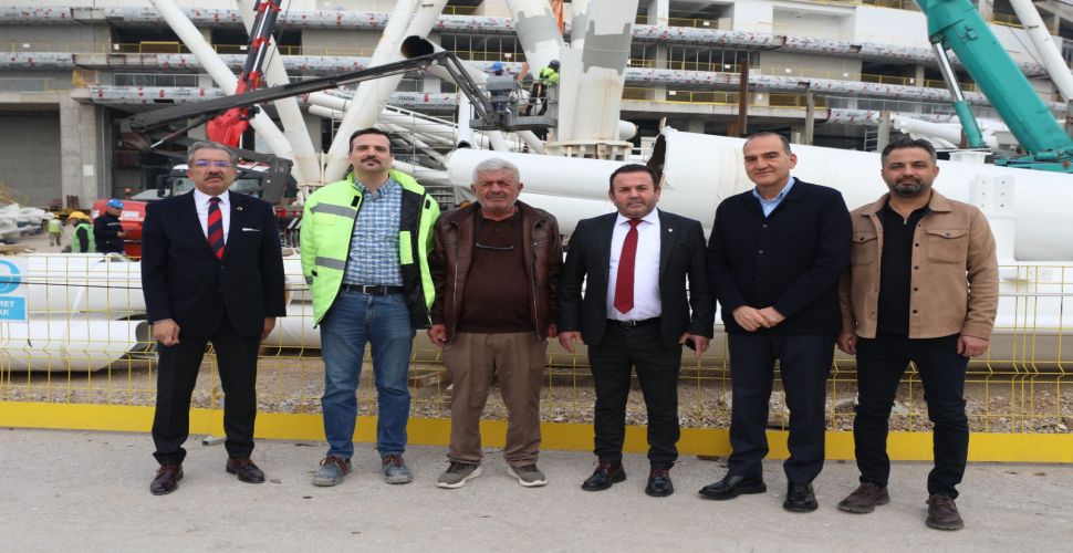 Ankaragücü yönetiminden stadyum ziyareti!