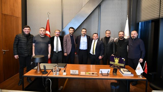 Ankaragücü'nden AK Parti Ankara İl Başkanı Hakan Han Özcan’a ziyaret