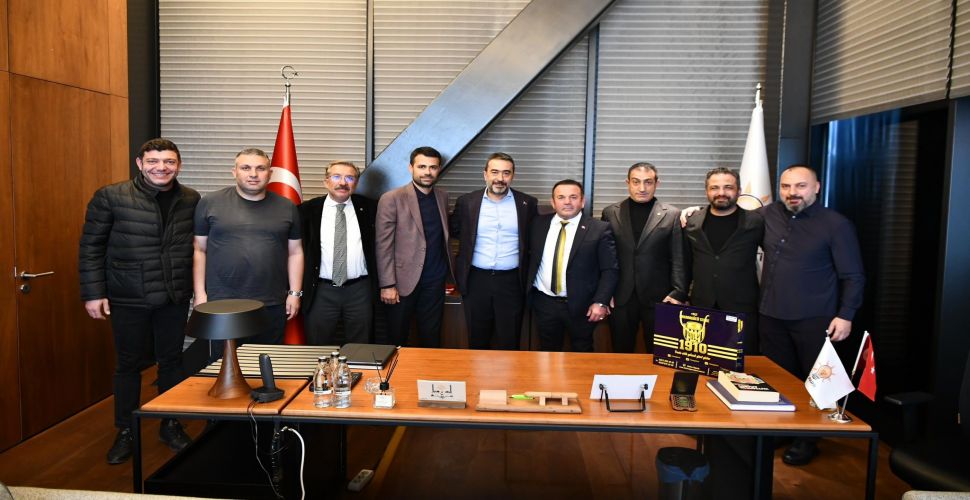 Ankaragücü'nden AK Parti Ankara İl Başkanı Hakan Han Özcan’a ziyaret