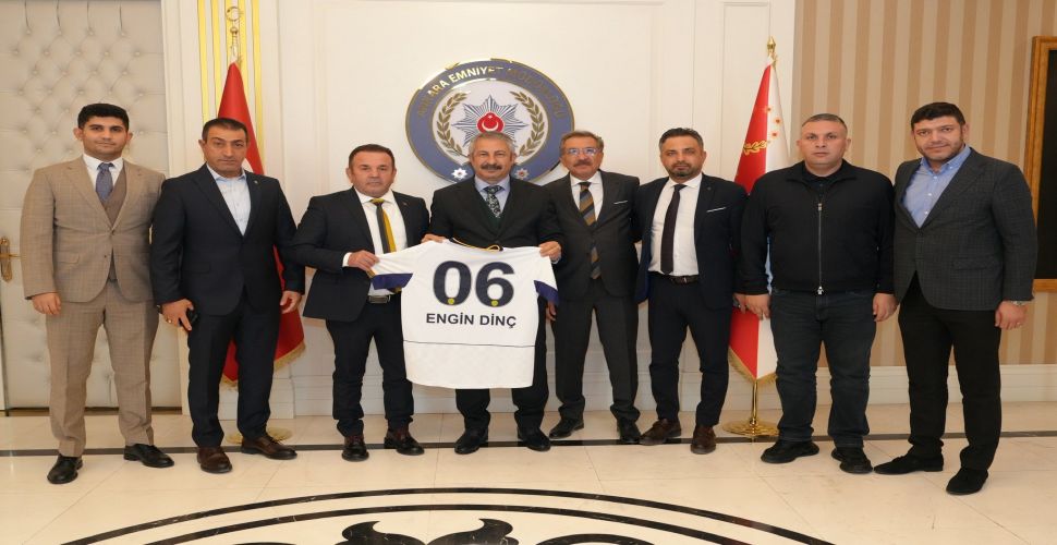 Ankaragücü'nden Ankara Emniyet Müdürü Engin Dinç’e ziyaret