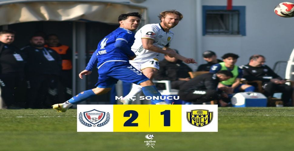 Sincan'da gülen taraf Sincan Belediyesi Ankaraspor