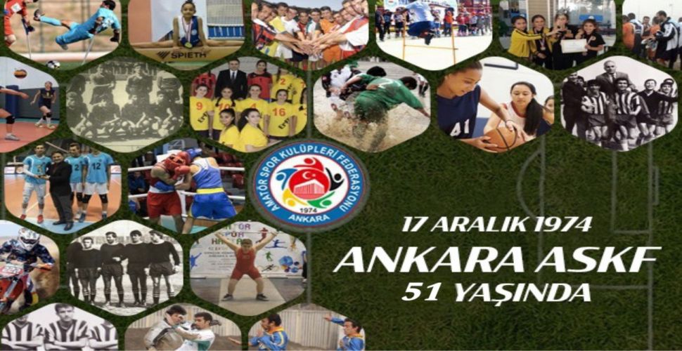 Ankara Amatör Spor Kulüpleri Federasyonu 51 yaşında!