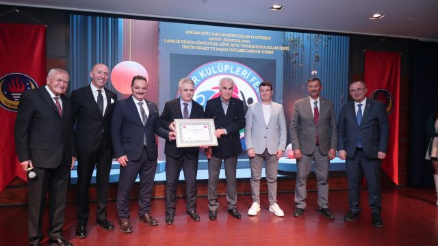 Ankara’nın En Prestijli Ödülü AASKF'ye verildi