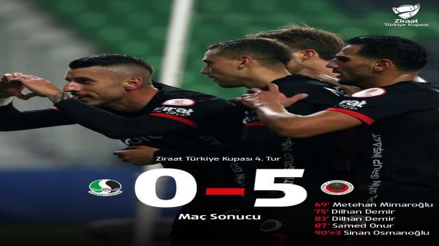 Gençlerbirliği deplasmanda 5'lik yaptı!