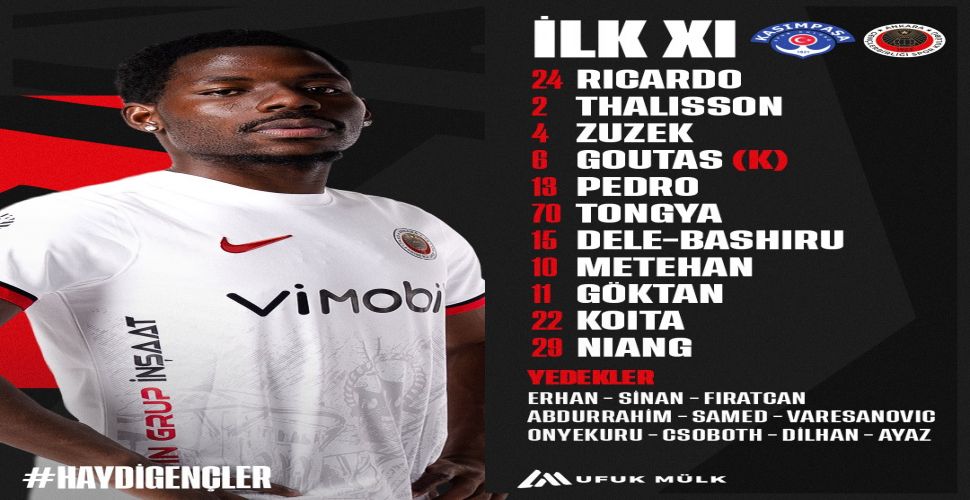 Kasımpaşa 0 - Gençlerbirliği 0 İlk yarı sonucu