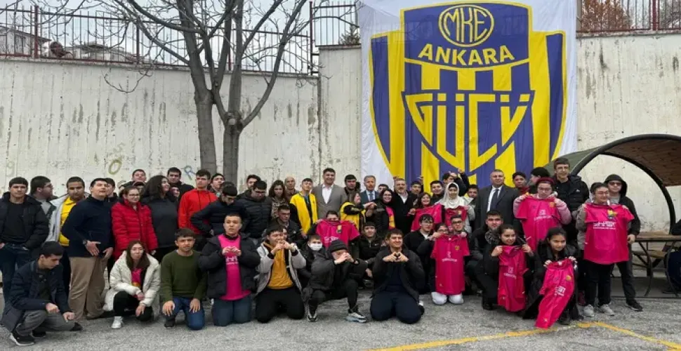 Sincan Özel Eğitim Kurumları'na Ankaragücü ziyareti