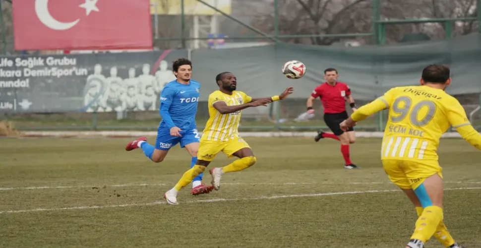 Ankara Demirspor, Muşspor'a 3-1 mağlup oldu.