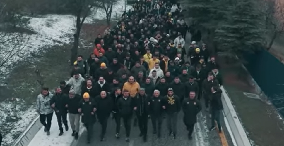 Ankaragücü taraftarından Beştepe çıkarması: Arkanızdayız mesajı verildi!
