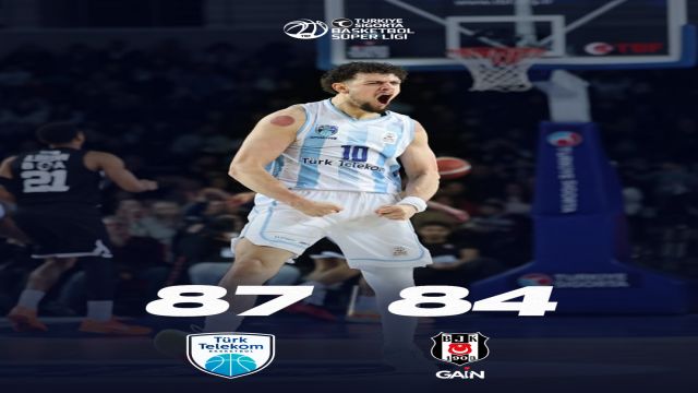 Türk Telekom, Beşiktaş'ı devirdi