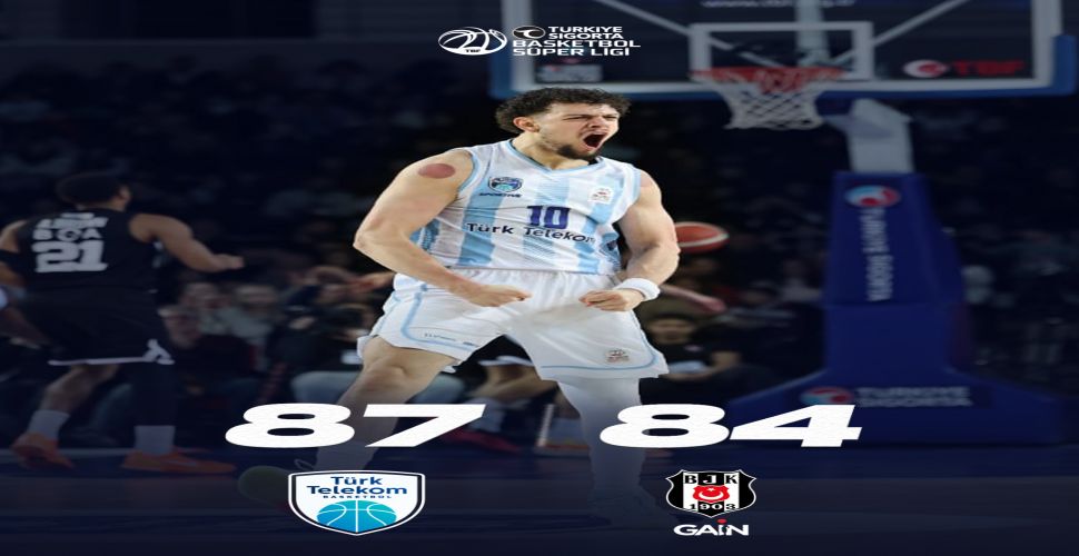 Türk Telekom, Beşiktaş'ı devirdi