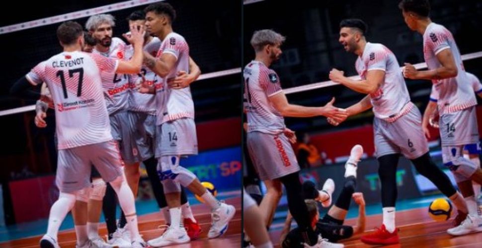 Ziraat Bankkart son İtalya Ligi Şampiyonu Trentino Itas'ı devirdi