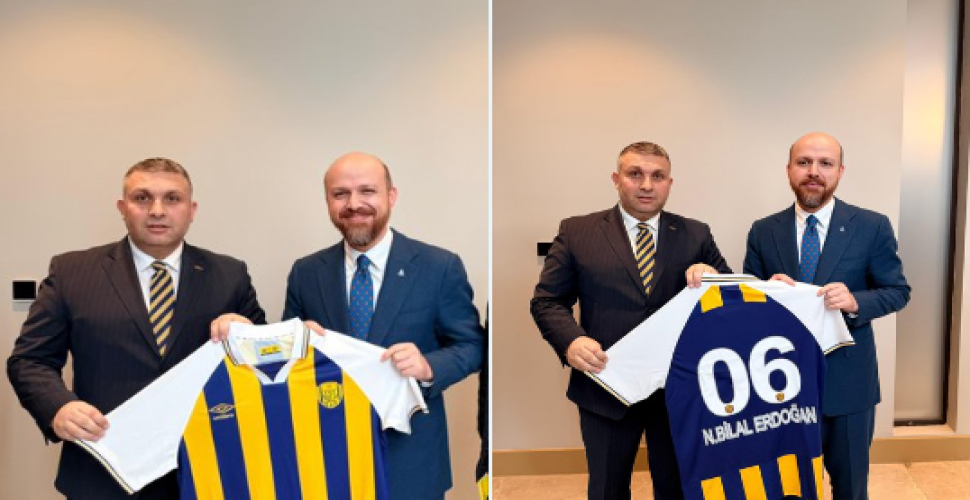 Ankaragücü Başkanı İlhami Alparslan, Bilal Erdoğan ile bir görüşme gerçekleştirdi