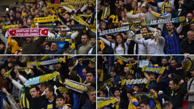 Böyle olur Ankaragücü taraftarı! Destek süperdi...