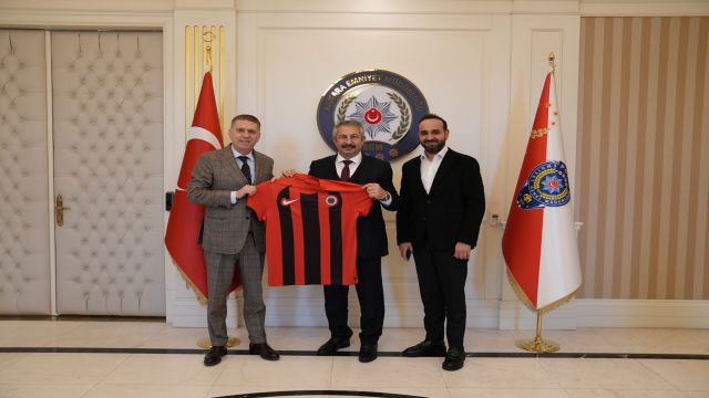 Gençlerbirliği'nden Ankara İl Emniyet Müdürü Engin Dinç’e nezaket ziyareti...
