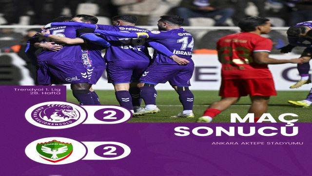 Keçiörengücü galibiyeti kaçırdı 2-2