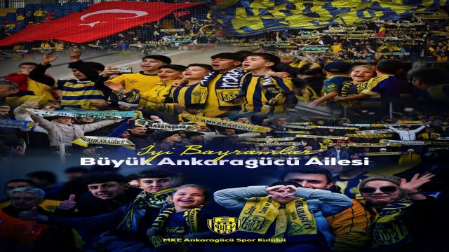 Ankaragücü'nün bayram mesajı