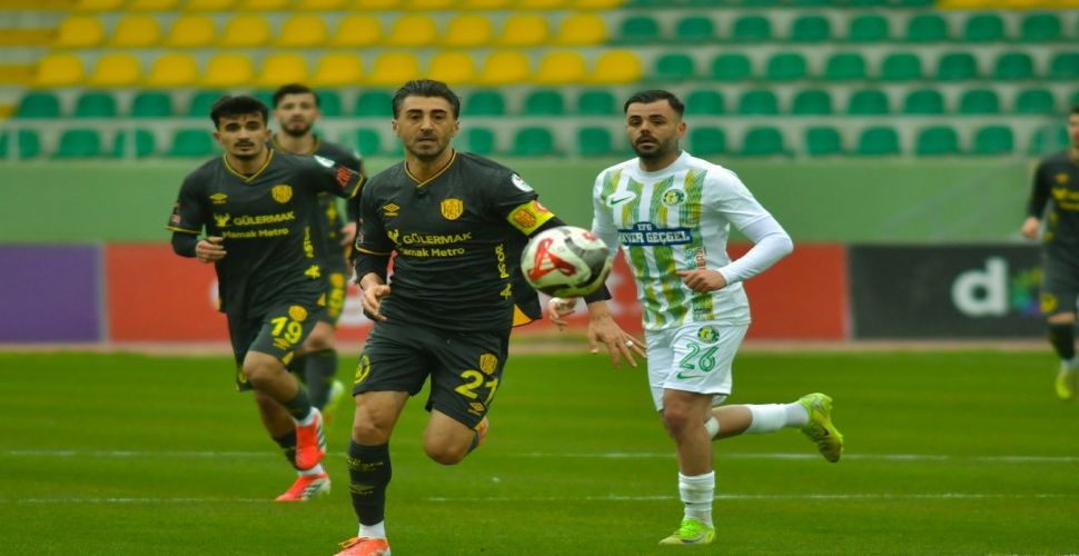 Şanlıurfaspor 1- Ankaragücü 0 İlk yarı sonucu..