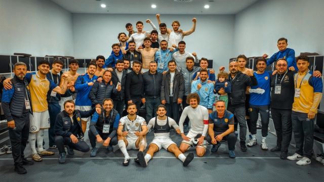 Ankaragücü 3 puanı cebe attı, galibiyeti soyunma odasında kutladı...