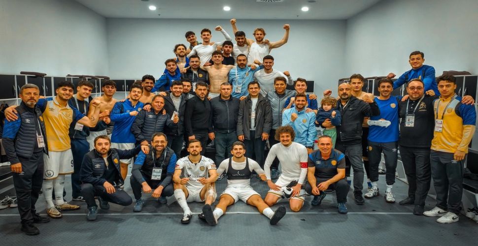 Ankaragücü 3 puanı cebe attı, galibiyeti soyunma odasında kutladı...
