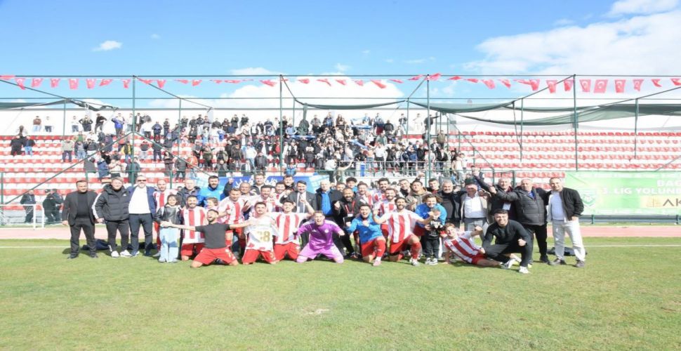 Kahramankazan Belediyespor, Bağlumspor’u mağlup ederek liderlik koltuğunu sağlama aldı