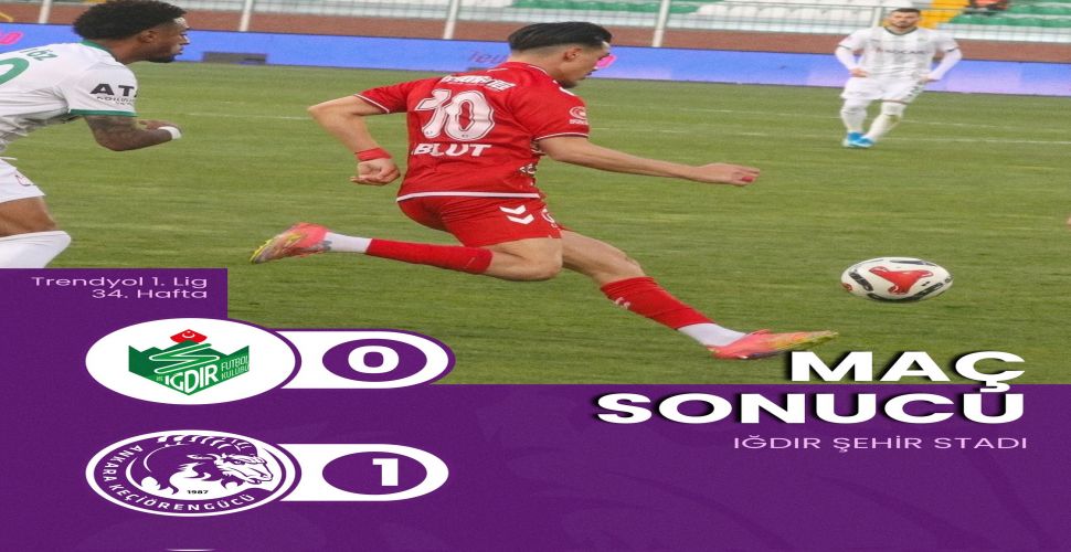 Keçiörengücü, Iğdır'dan 3 puanla dönüyor