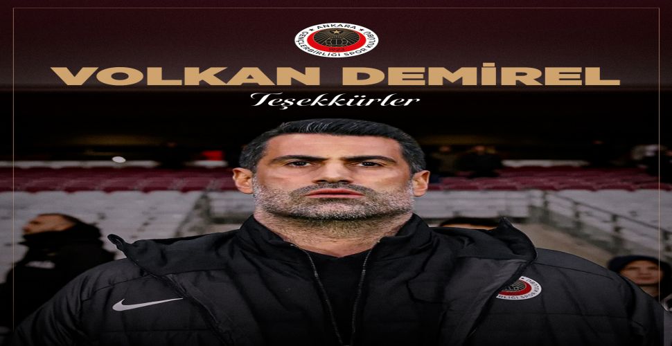 Gençlerbirliği, Teknik Direktör Volkan Demirel ile yolların ayrıldığını resmen duyurdu
