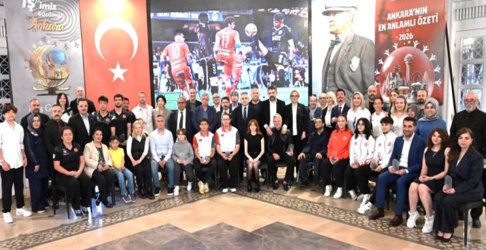 Spor Ankara ödül töreni gerçekleşti
