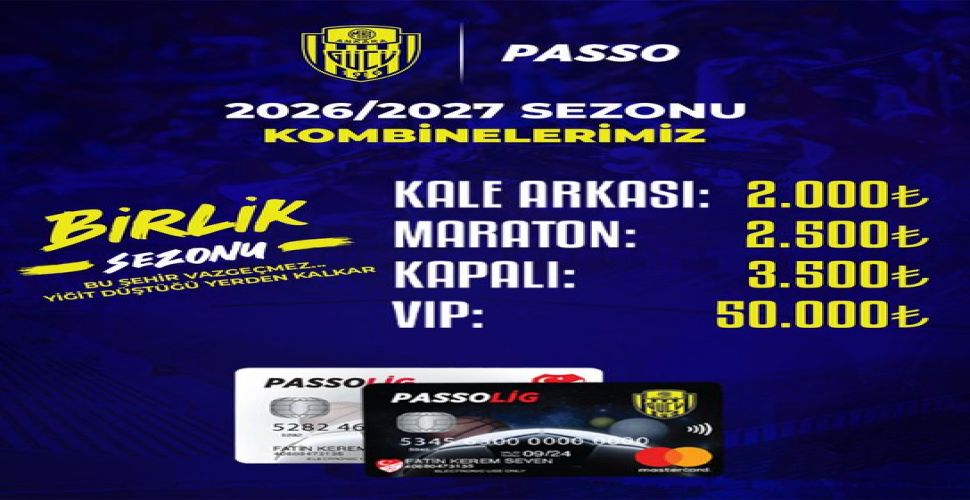 Ankaragücü'nde "Birlik sezonu" kombine satışları başladı