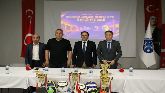Başkent Sporunun Geleceği İçin Gençlerbirliği ve Ankaragücü ile ABB Arasında İş Birliği Protokolü İmzalandı