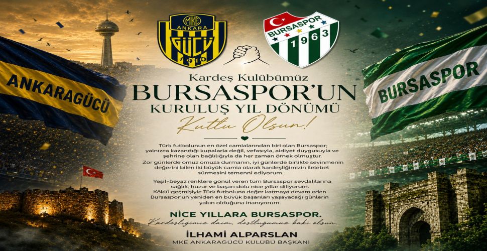 İlhami Alparslan: "Nice yıllara Bursaspor..."