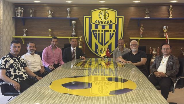 MKE Ankaragücü altyapı koordinatörlüğü görevine getirilen Ali Palabıyık'a ziyaret !
