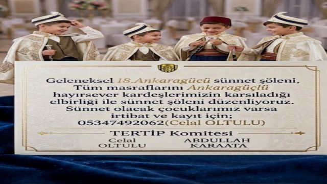 Ankaragücü geleneksel sünnet şöleni için çalışmalar başladı