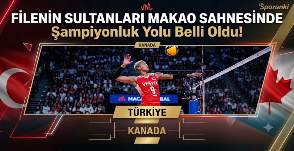 VNL’de Şampiyonluk yolu belli oldu: Filenin Sultanları’nın ilk rakibi Guidetti’nin Kanada’sı