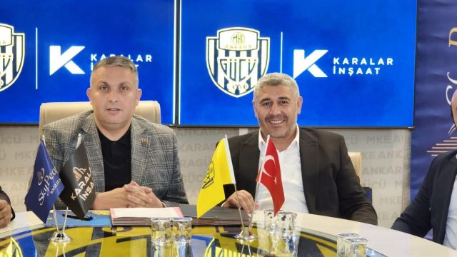 Ankaragücü ve Karalar İnşaat iş birliği imzalandı