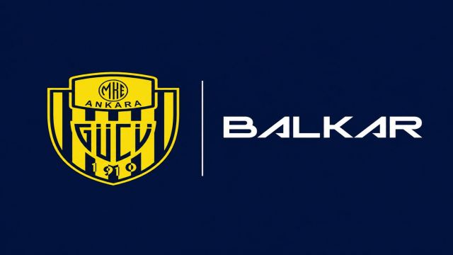 Ankaragücü'nde forma sırt sponsoru Balkar oldu...