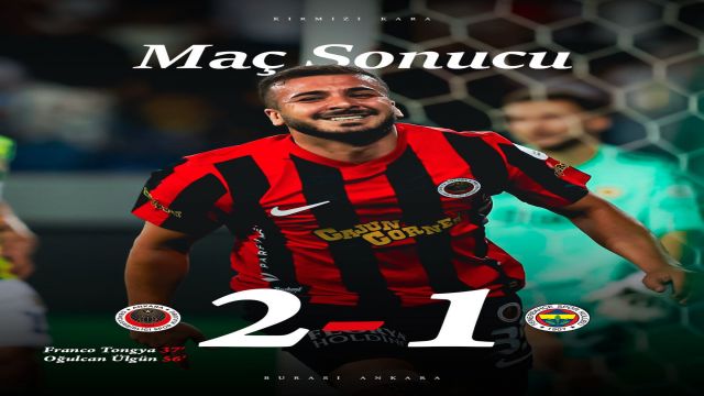 Gençlerbirliği, lige Fenerbahçe zaferiyle başladı 2-1