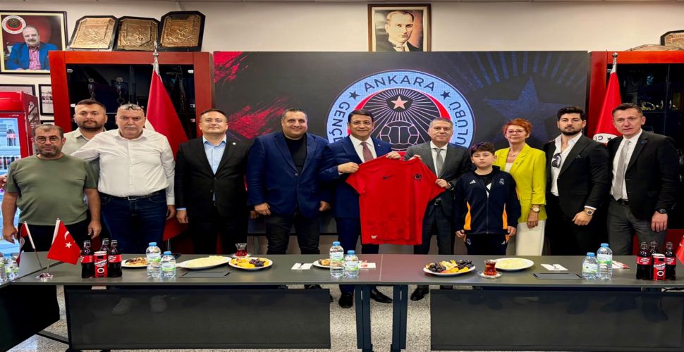 DEVA Partisi Başkan Yardımcısı İdris Şahin’den Gençlerbirliği’ne şiyaret