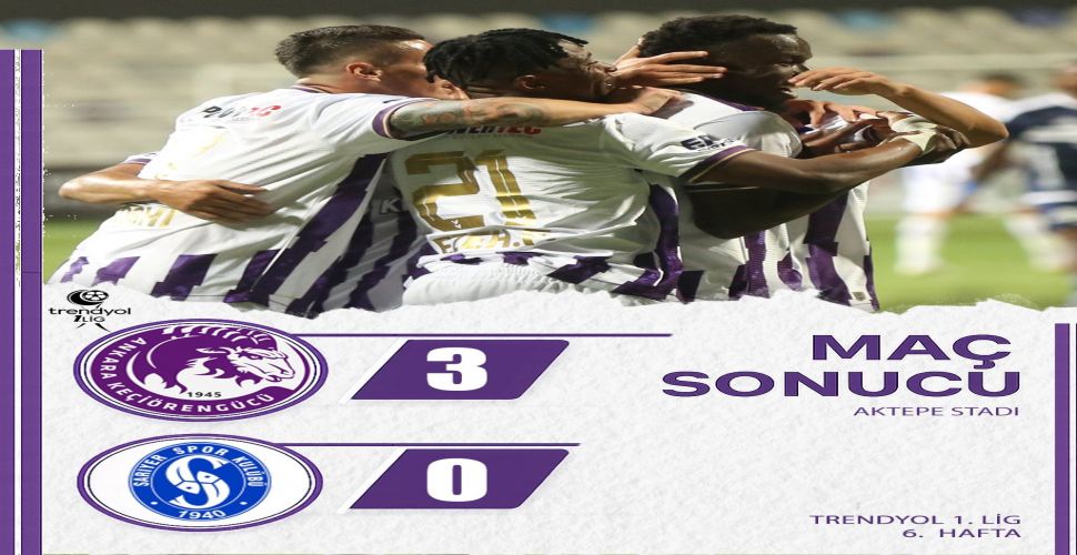 Keçiörengücü 3 golle, 3 puana!